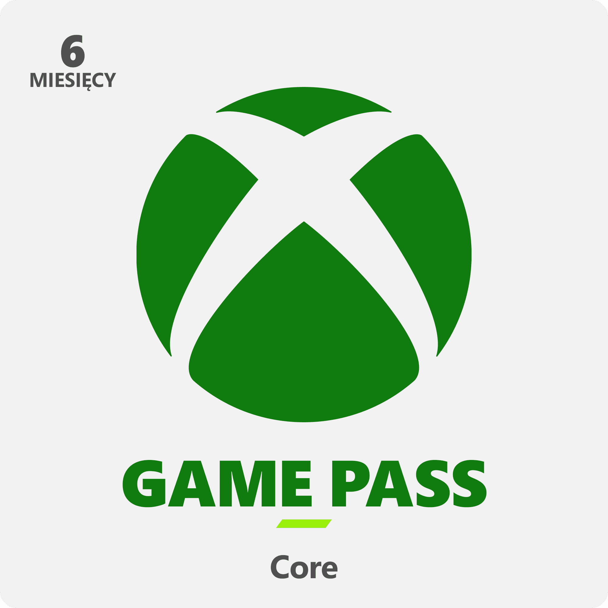 Xbox Game Pass Core – 6-miesięczne członkowstwo – cover