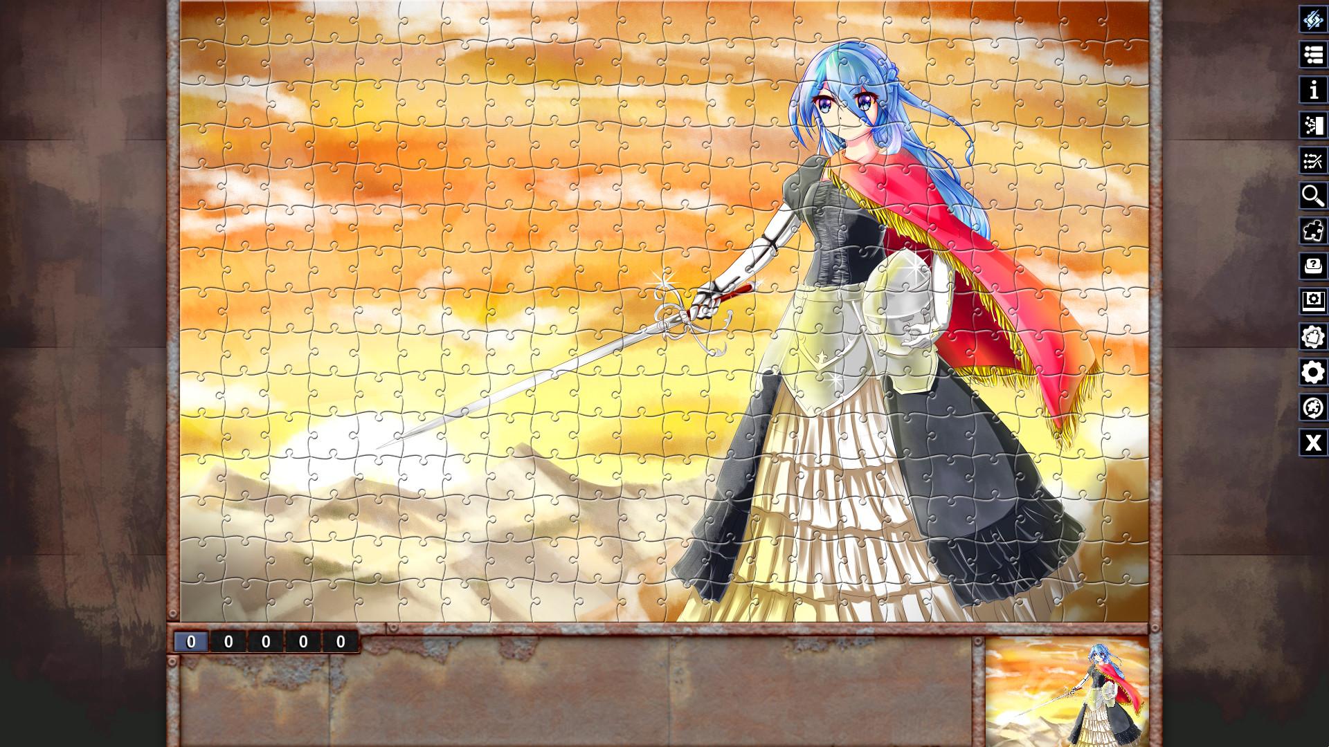 Pixel Puzzles Illustrations & Anime - Jigsaw Pack: Warriors – screenshot 2