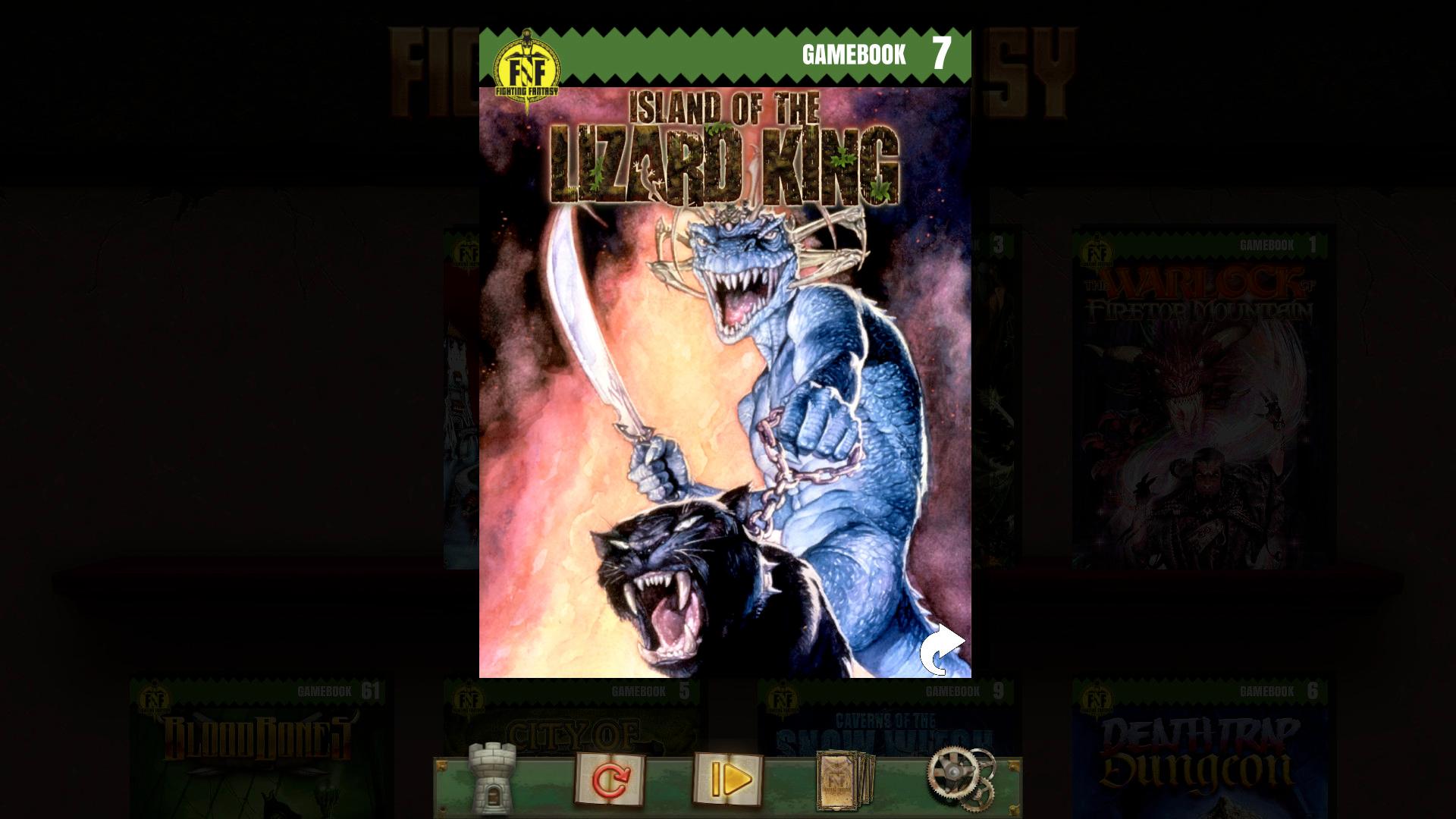 Island of the Lizard King (Fighting Fantasy Classics) – screenshot 2
