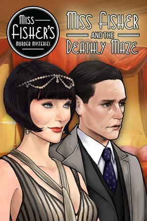 Miss Fisher and the Deathly Maze – cover