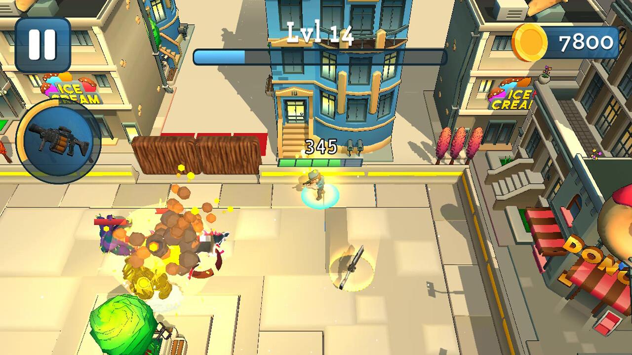 Rogue City: Casual Top Down Shooter – screenshot 2