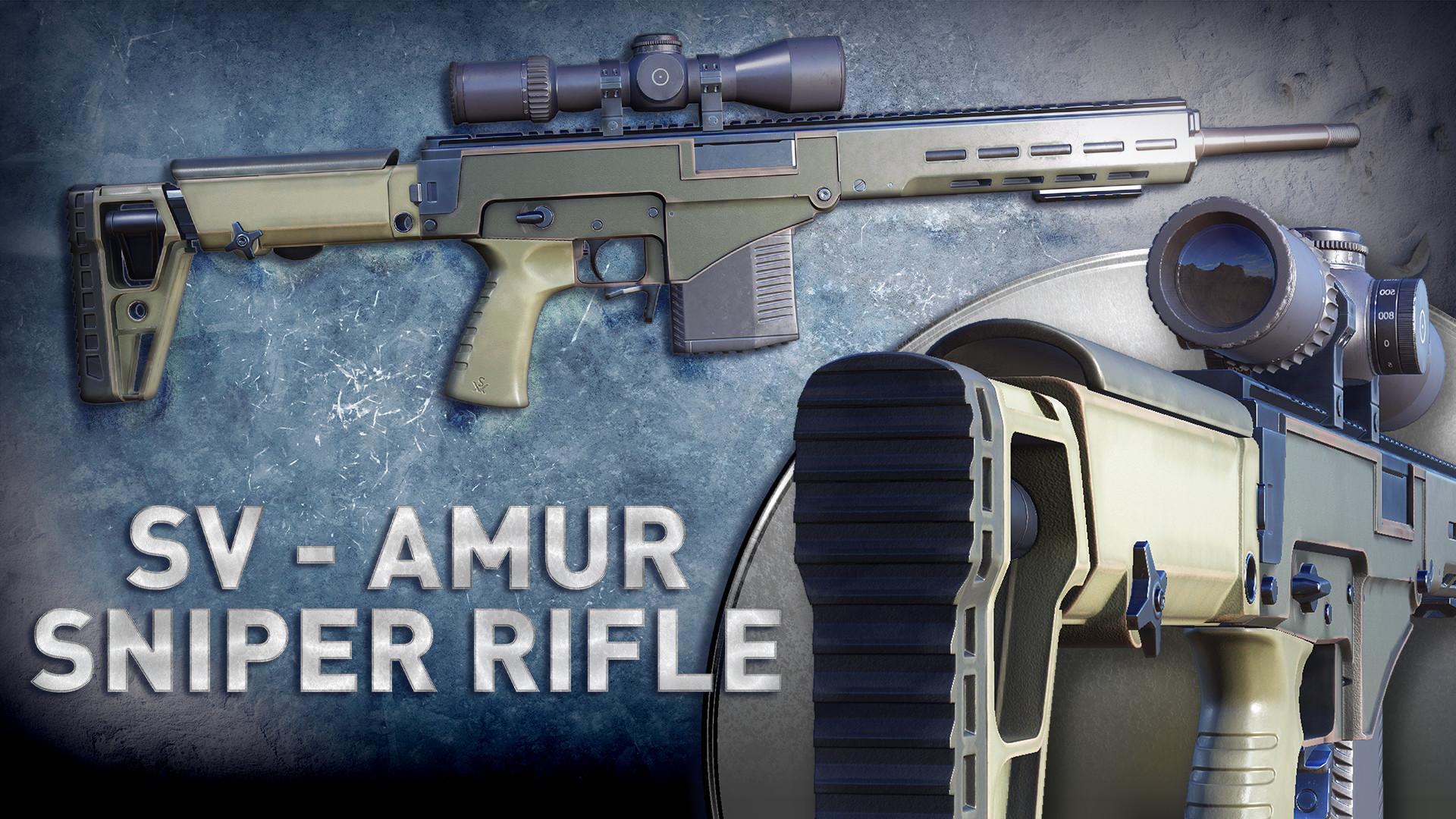 Sniper Ghost Warrior Contracts - SV - AMUR - sniper rifle – screenshot 2