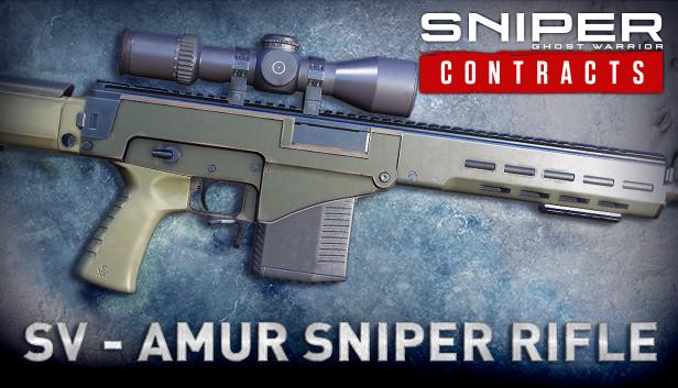 Sniper Ghost Warrior Contracts - SV - AMUR - sniper rifle – cover