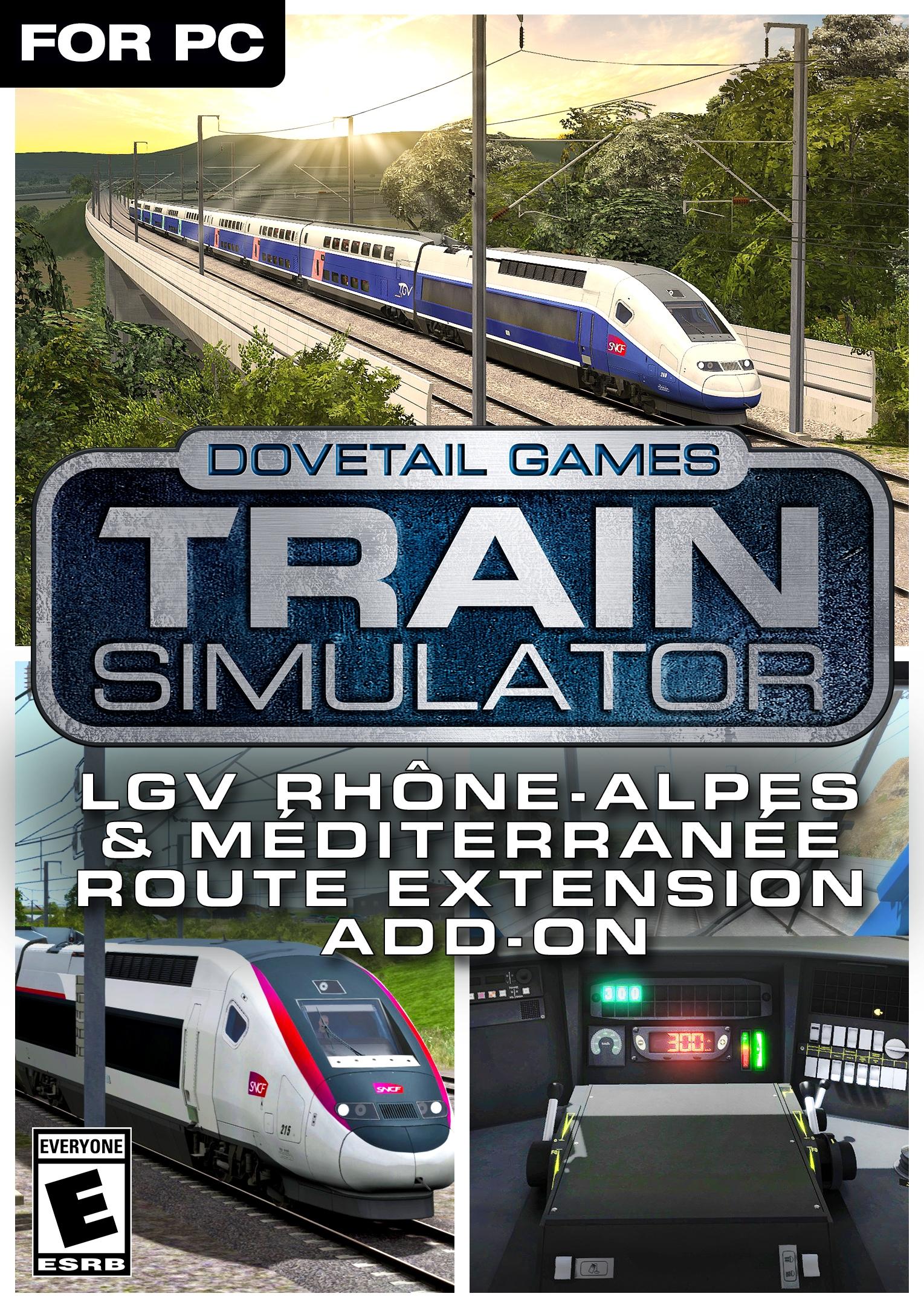 Train Simulator: LGV Rhône-Alpes & Méditerranée Route Extension Add-On – cover