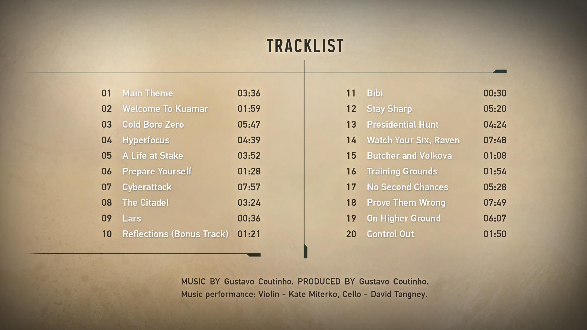 Sniper Ghost Warrior Contracts 2 Soundtrack – screenshot 2