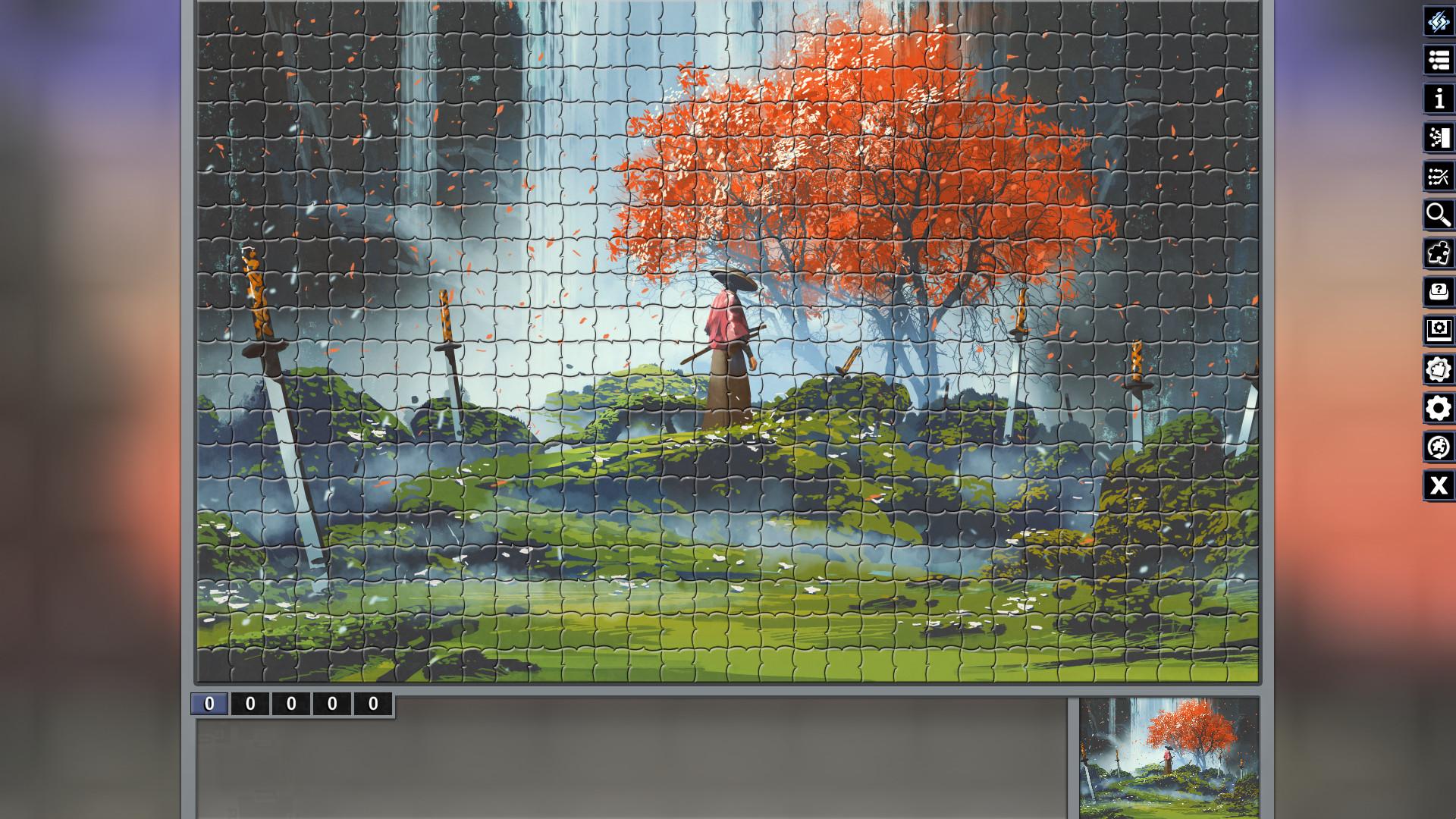 Pixel Puzzles Illustrations & Anime - Jigsaw Pack: Samurai – screenshot 2