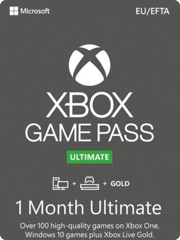 Microsoft Xbox Game Pass Ultimate 1M – cover