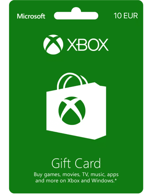 Microsoft Xbox Gift Card 10 EUR - Germany – cover