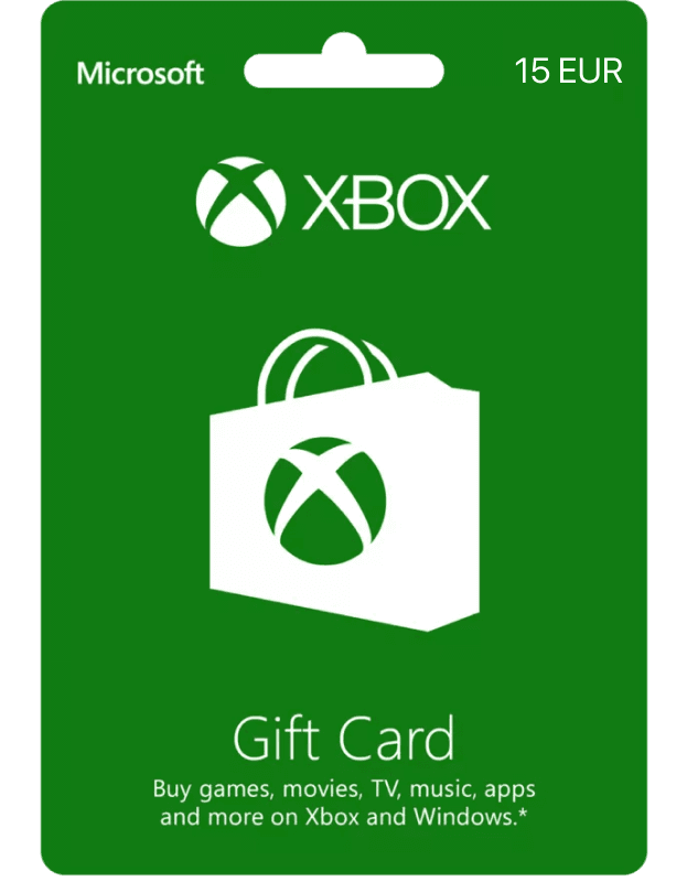 Microsoft Xbox Gift Card 15 EUR - Germany – cover