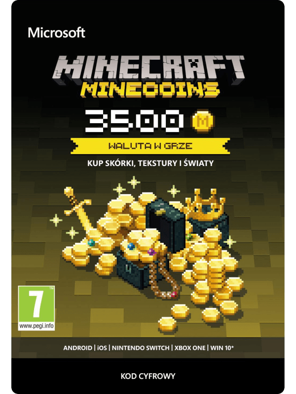 Microsoft Minecraft 3500 MineCoins - Finland – cover