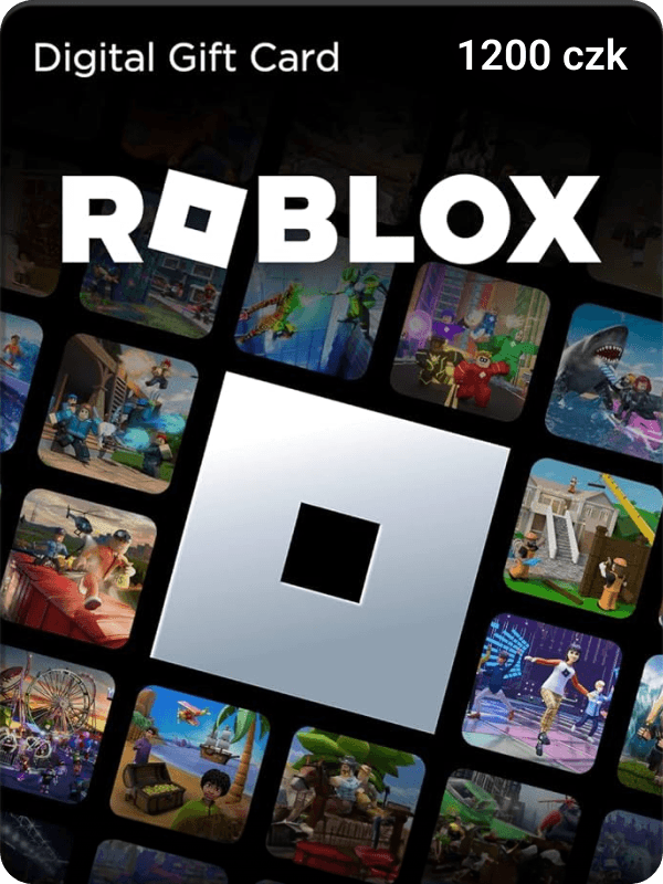 Roblox Gift Card 1200 CZK - Czech – cover