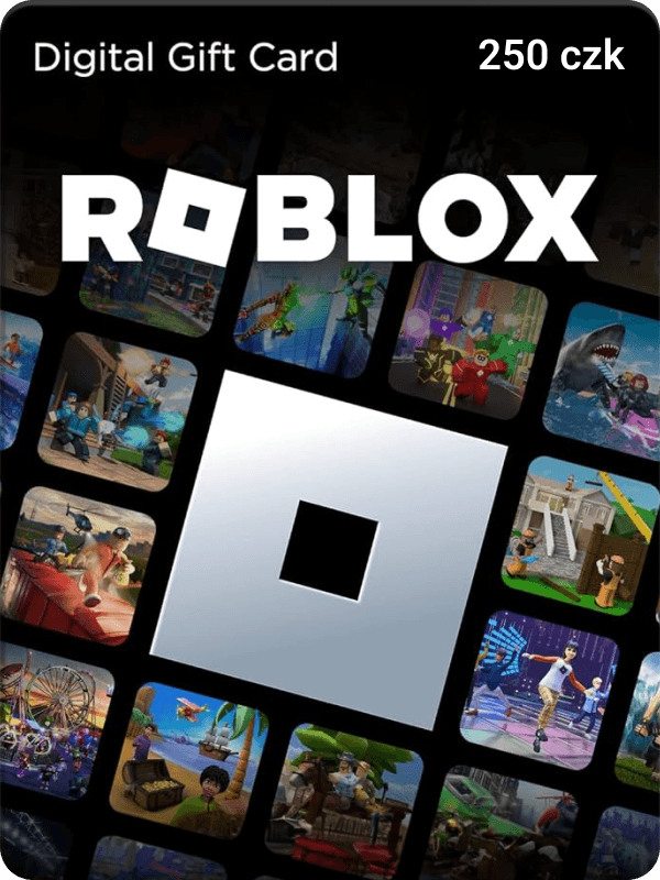 Roblox Gift Card 250 CZK - Czech – cover