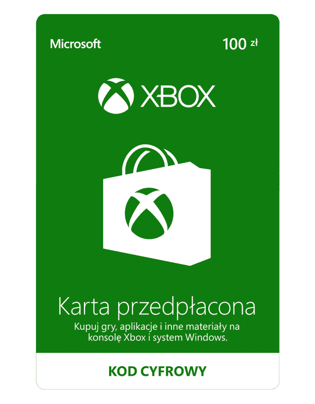 Karta przedpłacona Xbox – 100 zł – cover