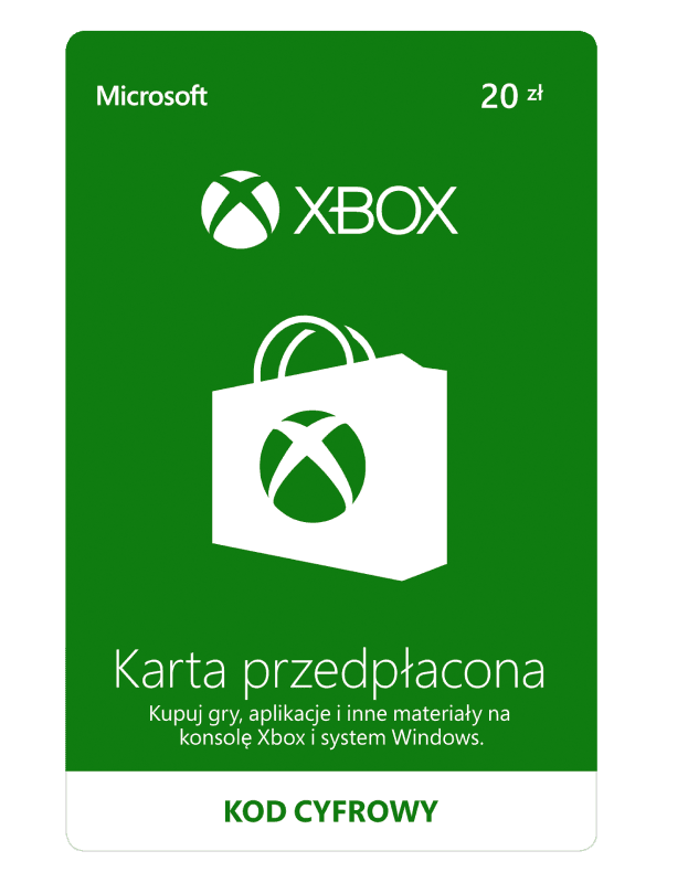 Karta przedpłacona Xbox –20 zł – cover