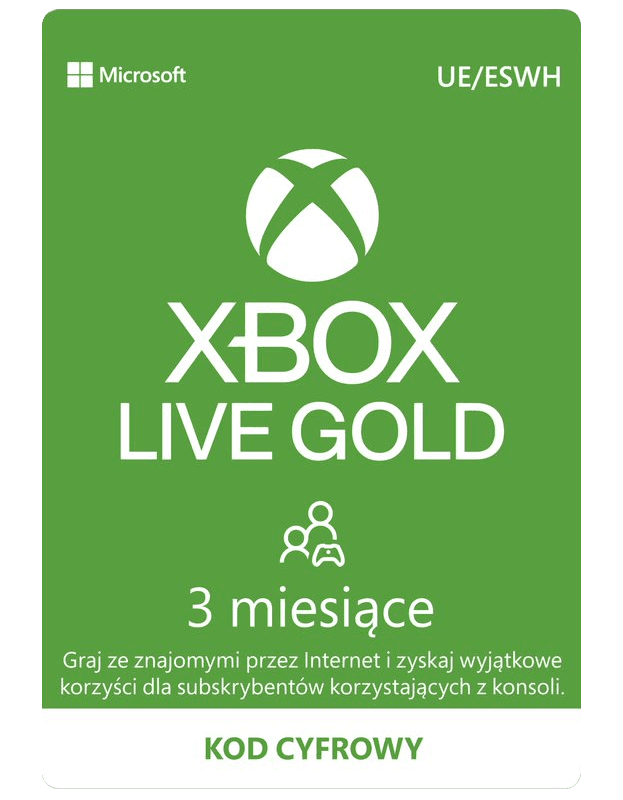 Xbox LIVE GOLD 3 miesiące (XSX/XOne) – cover